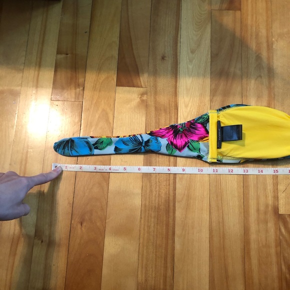 Marc by marc jacobs tie back halter neck bikini top size XS in havana floral - Picture 8 of 9